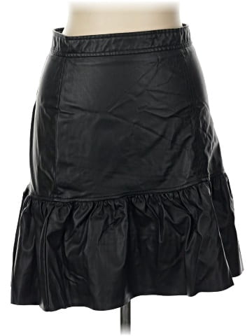H&M Faux Leather Skirt (view 1)