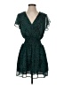 Aqua 100% Polyester Paisley Teal Cocktail Dress Size S - photo 1