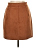 Unbranded Solid Brown Casual Skirt Size S - photo 2