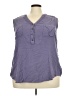 Torrid Purple Sleeveless Blouse Size 3X Plus (3) - photo 1
