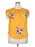 Unbranded Yellow Short Sleeve Blouse Size XXL - photo 1