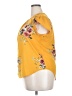 Unbranded Yellow Short Sleeve Blouse Size XXL - photo 5
