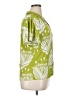Diana Belle Tropical Green Short Sleeve Blouse Size XL - photo 4