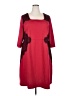 Catherines Burgundy Cocktail Dress Size 2X - photo 1