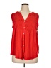 Jodifl 100% Rayon Red Sleeveless Blouse Size 1X - photo 1