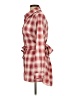 Unbranded 100% Polyester Plaid Red Casual Dress Size S - photo 5