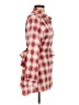 Unbranded 100% Polyester Plaid Red Casual Dress Size S - photo 4