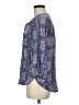 Akemi + Kin 100% Viscose Blue 3/4 Sleeve Blouse Size M - photo 5