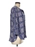 Akemi + Kin 100% Viscose Blue 3/4 Sleeve Blouse Size M - photo 4