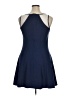 Dex Solid Blue Cocktail Dress Size XL - photo 2