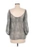 Dora Landa Gray 3/4 Sleeve Blouse Size 8 - photo 2