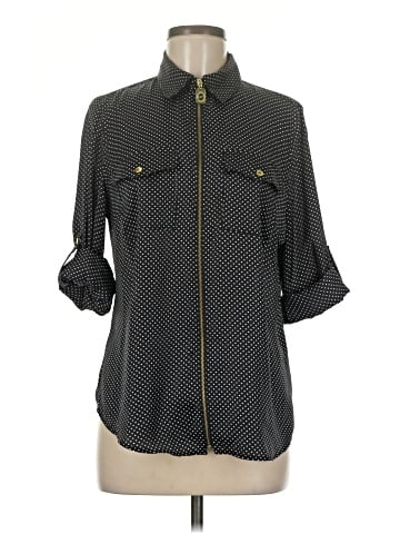 MICHAEL Michael Kors 3/4 Sleeve Button-Down Shirt (view 1)