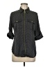 MICHAEL Michael Kors Polka Dots Black 3/4 Sleeve Button-Down Shirt Size M - photo 1