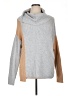 retrology Color Block Gray Turtleneck Sweater Size XL - photo 1