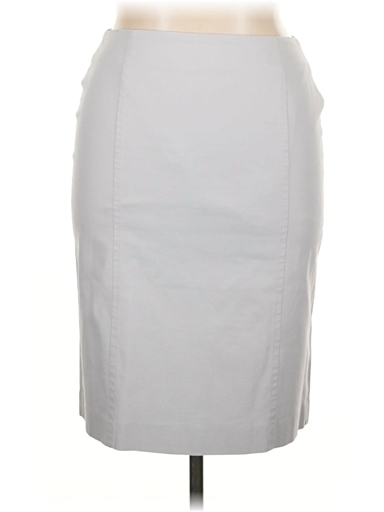 Pre-owned Talbots Formal Skirt In Gray