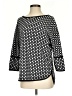 Max Studio Polka Dots Black 3/4 Sleeve Blouse Size S - photo 1