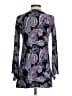 Michael Lauren Paisley Blue Long Sleeve Blouse Size S - photo 2
