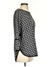 Max Studio Polka Dots Black 3/4 Sleeve Blouse Size S - photo 4