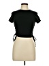 Shein Black Short Sleeve Turtleneck Size L - photo 1