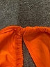 Unbranded Solid Orange Swimsuit Top Size M - photo 3