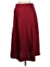 Unbranded Solid Burgundy Formal Skirt Size M - photo 2