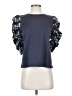 Lea & Viola 100% Cotton Blue 3/4 Sleeve Top Size S - photo 1