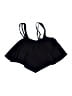 Unbranded Solid Black Swimsuit Top Size M - photo 1