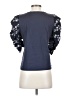 Lea & Viola 100% Cotton Blue 3/4 Sleeve Top Size S - photo 2