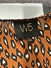 W5 100% Polyester Brown Short Sleeve Blouse Size L - photo 7