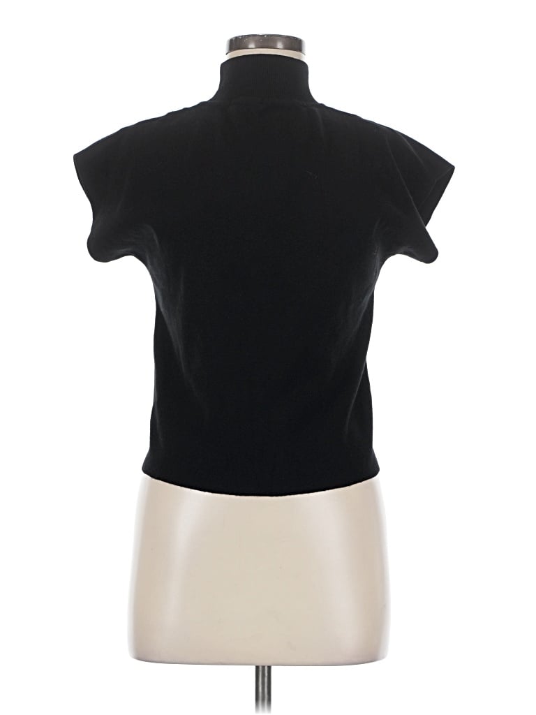 Pre-owned Dazy Short Sleeve Turtleneck In Black