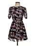 Pins and Needles 100% Polyester Floral Black Cocktail Dress Size XS - photo 1