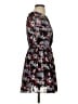 Pins and Needles 100% Polyester Floral Black Cocktail Dress Size XS - photo 4