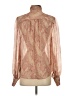 Paige 100% Silk Paisley Gold Brown Blouse Size S (estimated) - photo 2