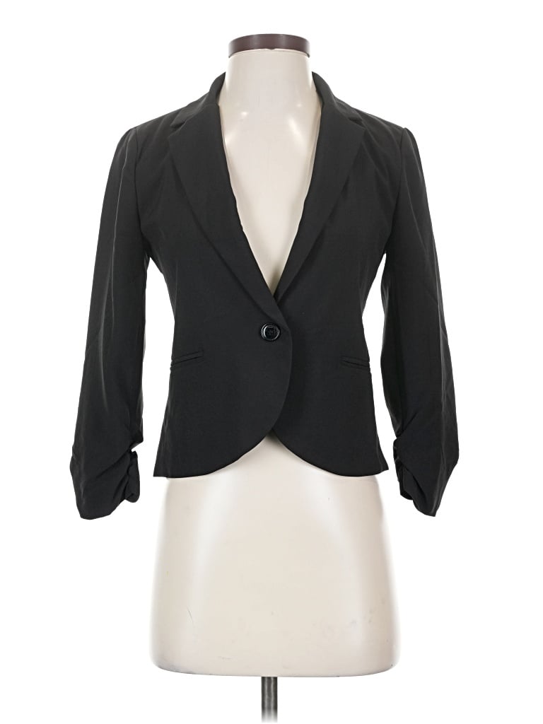 Pre-owned Forever 21 Blazer Jacket In Black