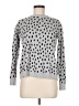 Unbranded 100% Cotton Polka Dots Silver Pullover Sweater Size M (estimated) - photo 1