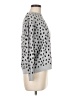 Unbranded 100% Cotton Polka Dots Silver Pullover Sweater Size M (estimated) - photo 4
