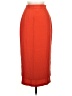 Unbranded 100% Silk Solid Red Silk Skirt Size 6 (petite) - photo 2