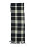 Plush Plaid Gray Blue Scarf One size - photo 2