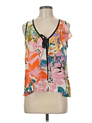 Nanette Lepore Sleeveless Silk Top (view 1)