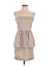 BCBGMAXAZRIA Tan Cocktail Dress Size 10 - photo 1