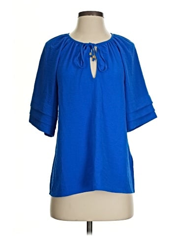 MICHAEL Michael Kors Short Sleeve Blouse (view 1)