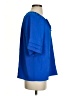 MICHAEL Michael Kors 100% Polyester Blue Short Sleeve Blouse Size S - photo 4