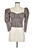 Zara Brown 3/4 Sleeve Top Size M - photo 1