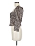 Zara Brown 3/4 Sleeve Top Size M - photo 5