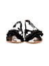 Vince Camuto 100% Leather Black Sandals Size 6 1/2 - photo 2