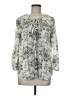 Hinge 100% Rayon Ivory 3/4 Sleeve Blouse Size M - photo 1