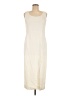 Unbranded Solid Ivory Casual Dress Size M - photo 1