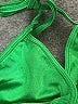 Unbranded Green Swimsuit Top Size M - photo 3