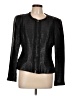 Elie Tahari Metallic Black Jacket Size 12 - photo 1