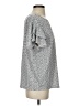 Adrianna Papell Silver Short Sleeve Top Size S - photo 4
